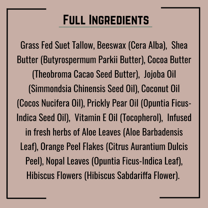 Moisturizing and Healing Tallow Hand Balm